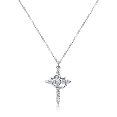FAITHLOVE™ ROTATABLE CROWN CROSS NECKLACE